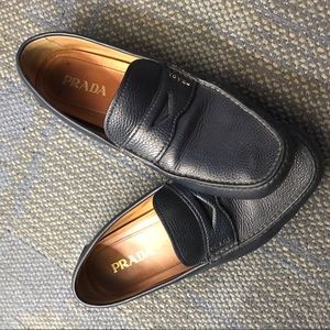 Men’s Prada boat shoes